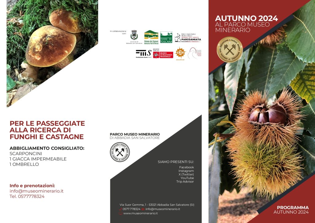 Autunno 2024 al Parco Museo Minerario